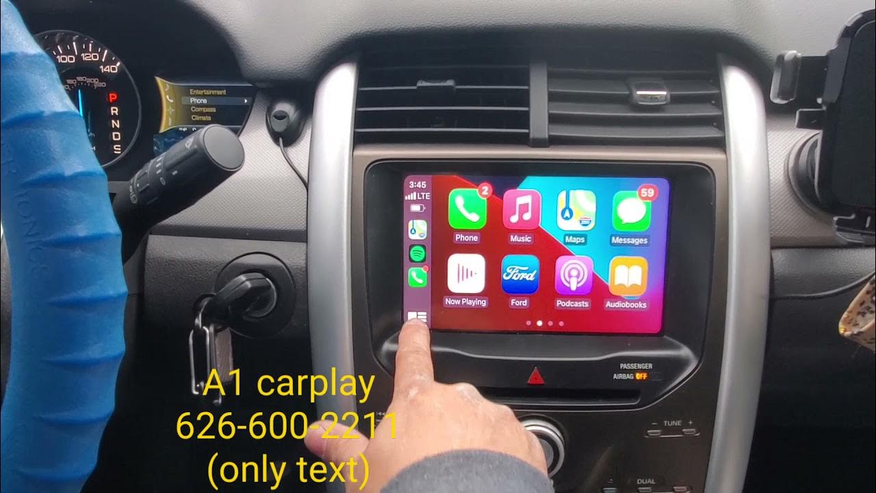 ford edge upgrade wireless Apple carplay or Android auto. YouTube