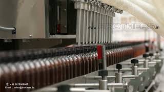 Servo controlled High Speed Motion Liquid Filling Machine for Bottles with speed upto 300 PPM
