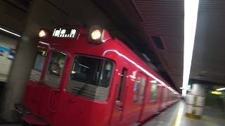 Departing from Gokiso station of Meitetsu type 200