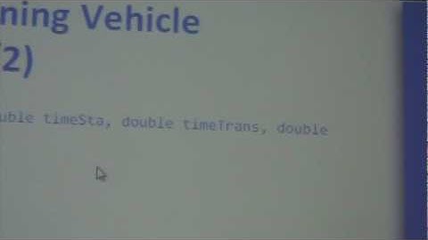(1/4) Lecture 17: API (Traffic Simulation Class by Shan Huang)