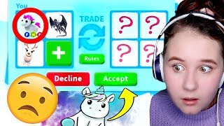 I Was FORCED To TRADE ALL MY PETS With My Hater.. (Mystery Trading in Adopt Me)
