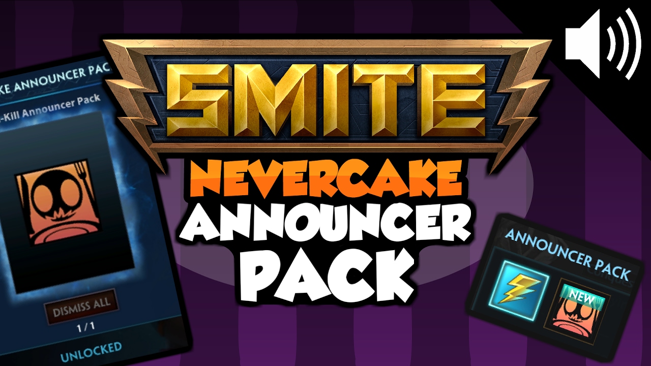 Nevercake Announcer Pack [All Lines + Text + Bonus]