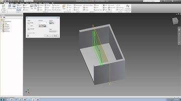 Autodesk Inventor Tutorial 31, Rib Tool