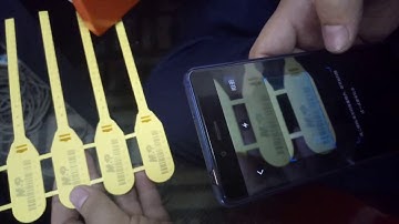 seals laser marking , Bar code  scanning laser engraving machine