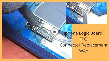 how to replace any iphone logic board connector. easy way