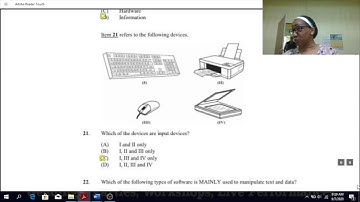 Solution to EDPM Past Paper - Multiple Choice - 2016/2017 Specimen Paper questions (Paper 1)