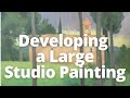 Developing a Large Studio Painting