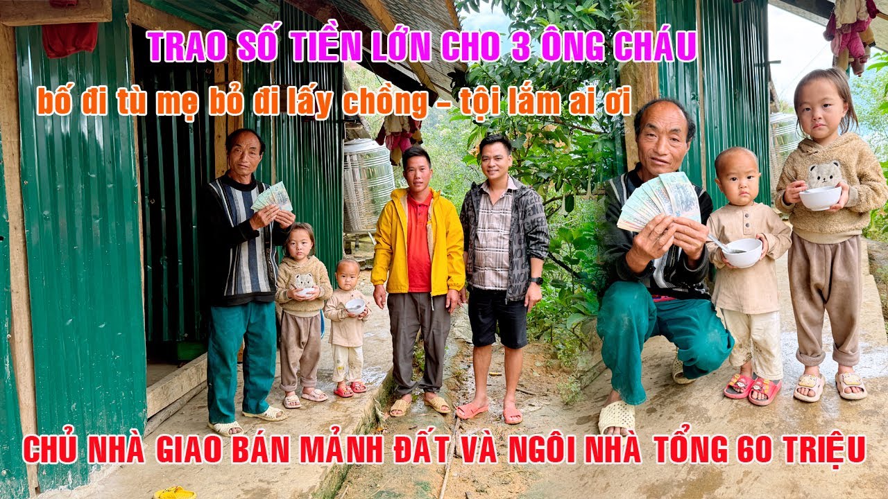 ДАВАЙТЕ БОЛЬШУЮ СУММУ ДЕНЕГ ДВУМ ПЛЕМЯННИКАМ. ОТЦ В ТЮРЬМЕ, МАТЬ УЕХАЛА, ЧТОБЫ ВЫХОДИТЬ ЗАМУЖ. ЖИ...