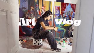 Dear Art Diary, page 1 | My new painting, Munch & books and winter motivation screenshot 4