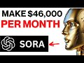 Earn 46000 per month with chat gpt4  sora openai guide ai textto.