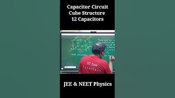 12 capacitors network...equivalent capacitance #shorts #capacitor #physics #class12 #jee #neet