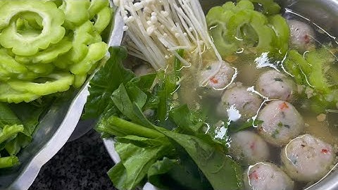 Lẩu Khổ Qua Chả Cá Thác Lác Dai Giòn Sần Sật Đơn Giản Dễ Làm Thơm Ngon Đãi Khách.