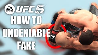 UFC 5 | HOW TO FAKE / UNDENIABLE FAKE TRANSITIONS | TIPS / TUTORIAL