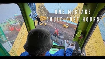 Coal loading and unloading !!! REAL WORK AT SEA