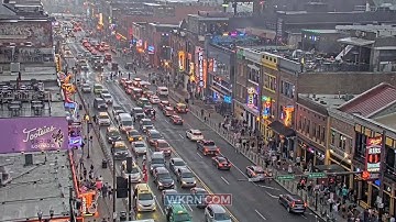 VIDEO: Time-lapse of storm rolling into Downtown Nashville on Broadway