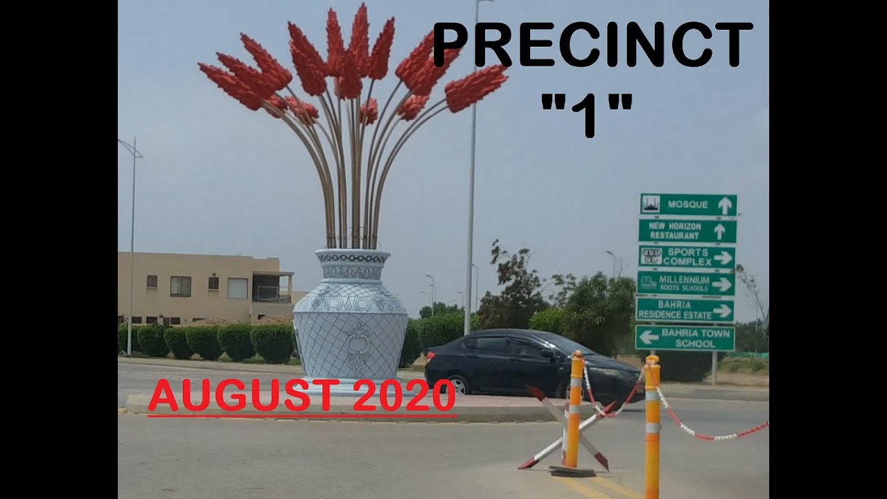 PRECINCT 1 I 250 SQ YDS | BAHRIA TOWN KARACHI | STREET VIEW | AUGUST 2020 | Property VLOG 164