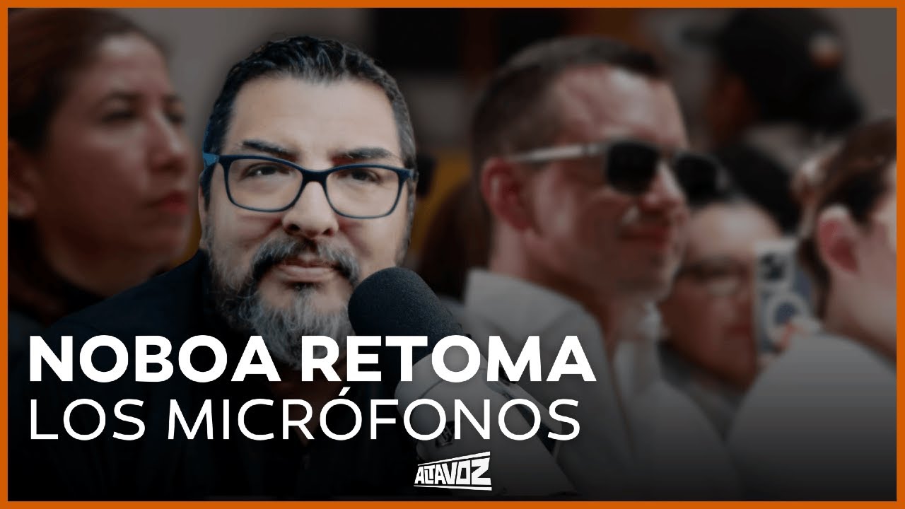 Noboa retoma los micrófonos