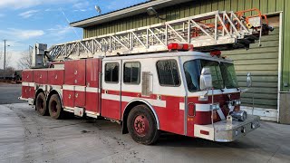 1991 Federal Motors E-One Fire Truck With Detroit 8V92 Diesel Engine