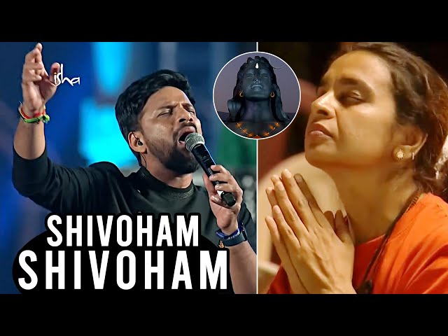 Shivoham Shivoham | Singer Karthik MIND BLOWING Performance At Isha Foundation | Sadhguru | DC class=