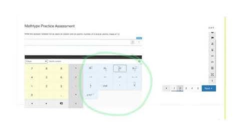 Using Mathtype in Schoology Assessment