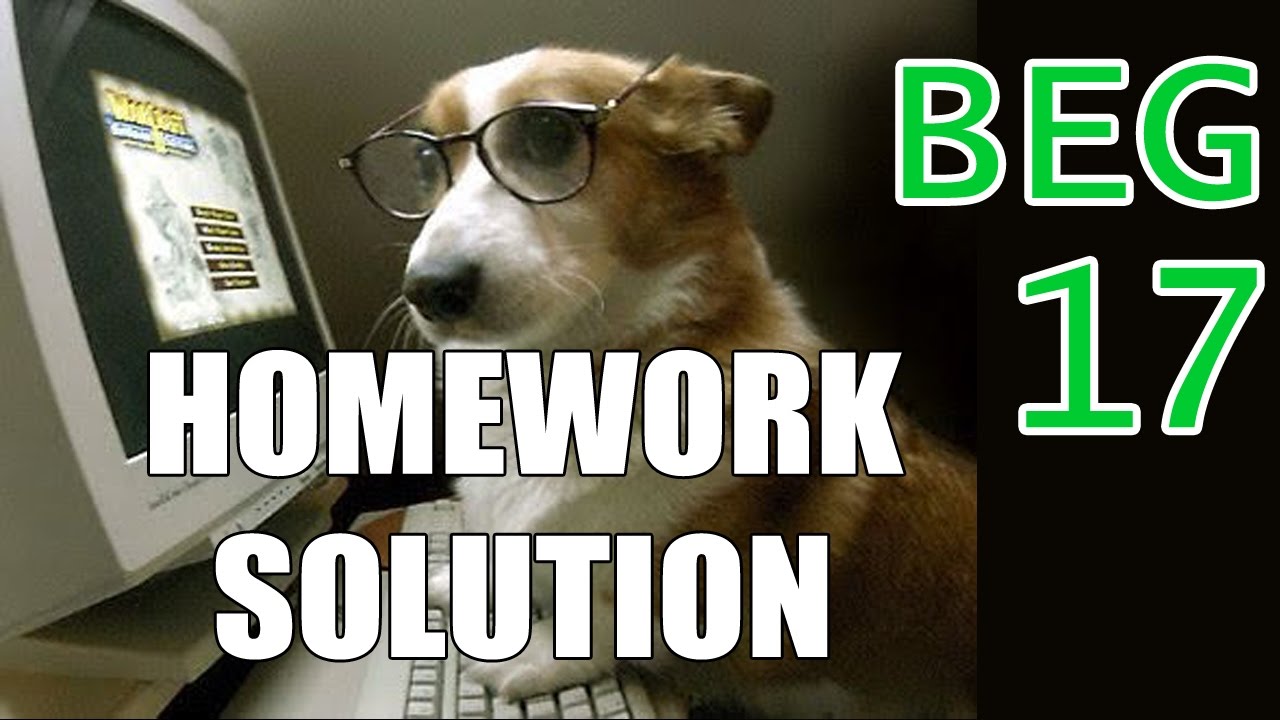 |Homework 17| Beginner C++ Game Programming