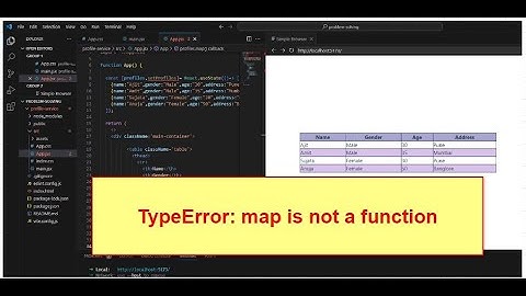 TypeError map is not a function