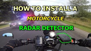 How I Mounted My Motorcycle Radar Detector! - Yamaha XSR900 [4K] screenshot 5