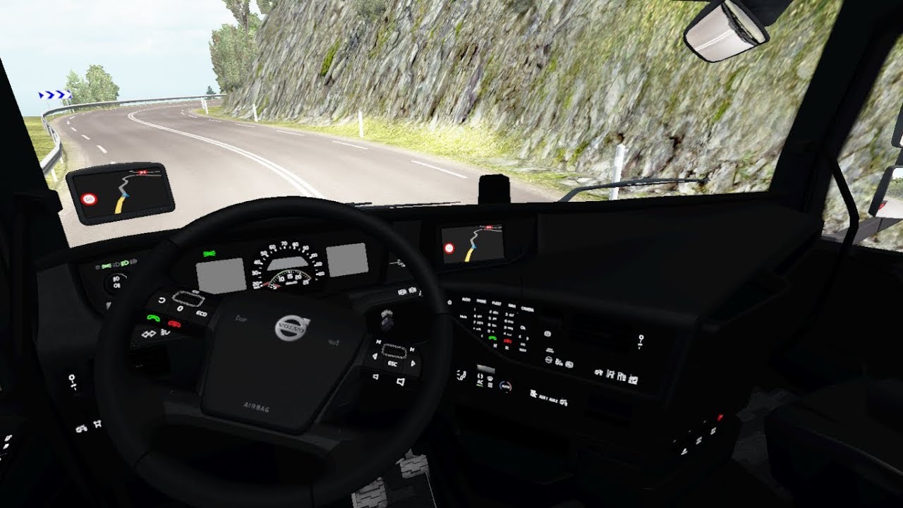 [1.34] Euro Truck Simulator 2 | Volvo FH16 2012 Black Interior | Mods ets2 1.33 download