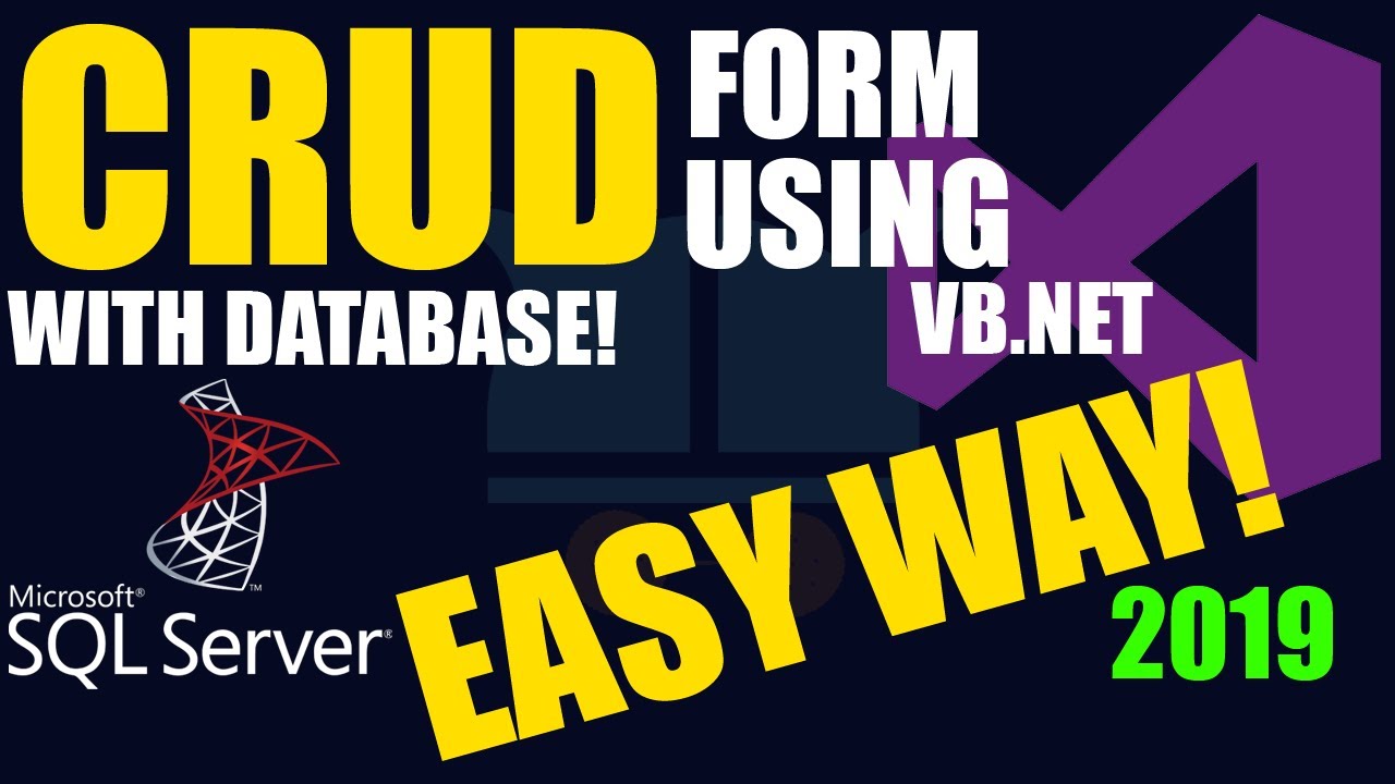 VB.NET 2010 Tutorial | CRUD Operations with SQL Server 2008 (Part 2 ...