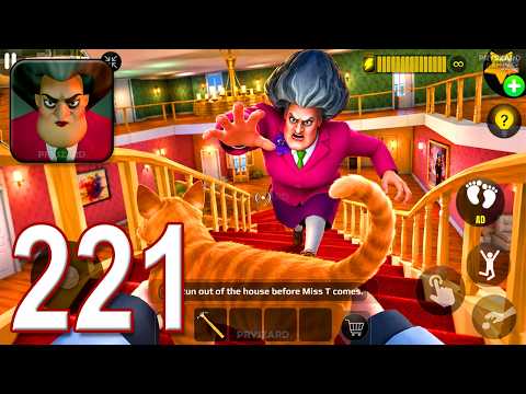 Scary Teacher 3D - Gameplay Walkthrough Part 221 - Chapter 1 Free Hints To Beat Miss T (iOS, Android