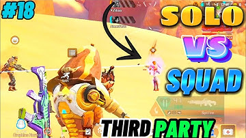 Apex Lagend Mobile - SOLO VS SQUAD GAMEPLAY WALKTHROUGH (ANDROID, IOS) | PART 18 | @stargamerz22