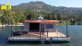 FINISHING the Exterior of Our Navy Barge Houseboat (ep 12)