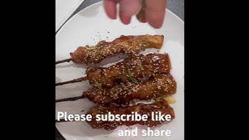 Juicy Teriyaki Chicken Skewers