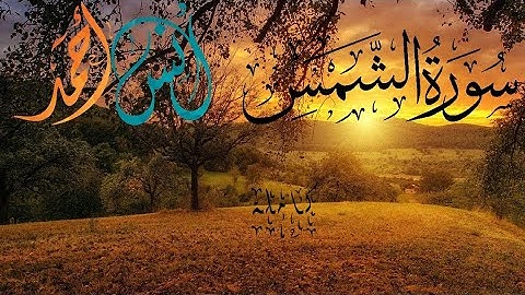 سورة الشمس بترتيل خاشع ومبكي 2020 | القارئ أنس احمد