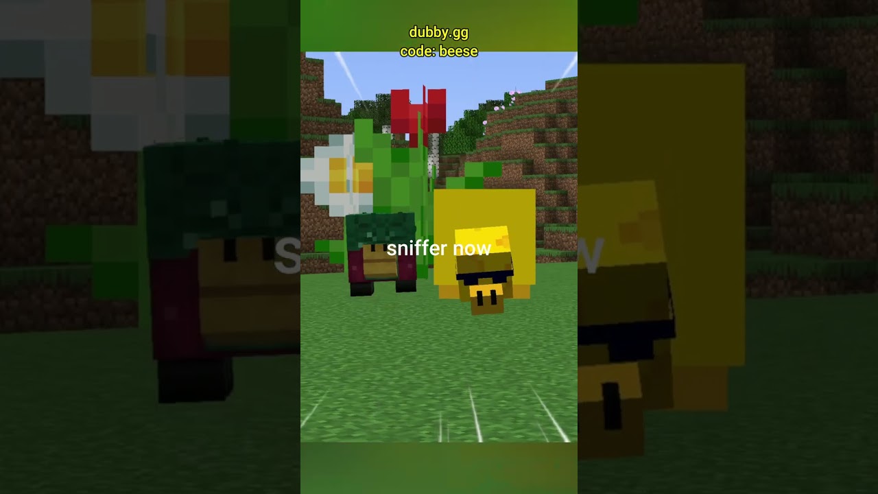 minecraft but sniffers control my world 😱 