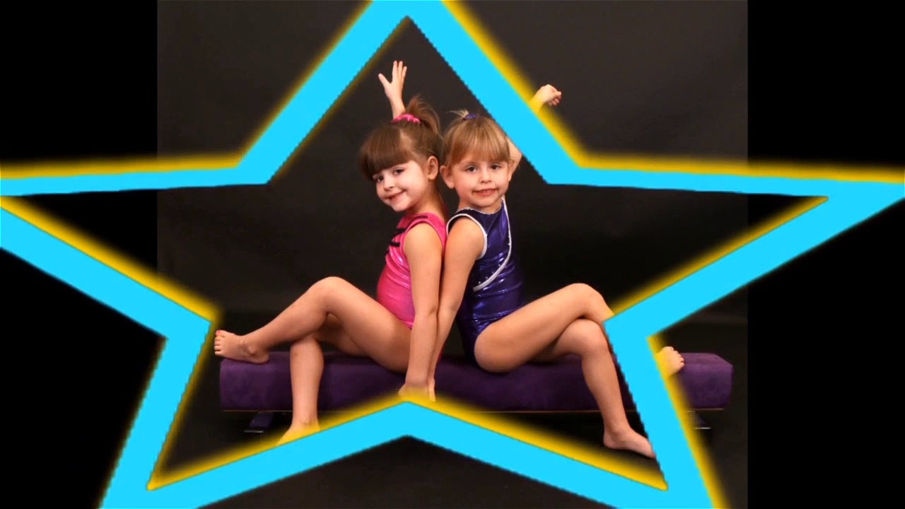 TWIN GYMNASTS ANNIE & ALLIE GYMNASTICS PICS 🙌 (THEN & NOW) 4 & 7 Yrs.  AWW 😘 !