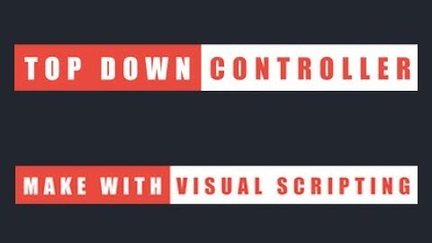 Unity - Top DownController 3D make with Visual Scripting (Free)