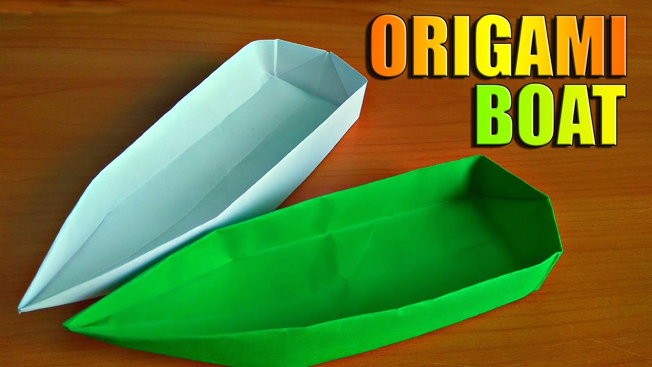 how to make a paper sailboat that floats