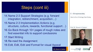 How to do a Strategy Case Study