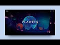 Animated Website using Parallax.js and GSAP (HTML & CSS)