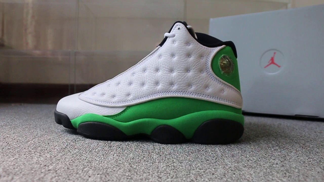 lucky green jordan 13