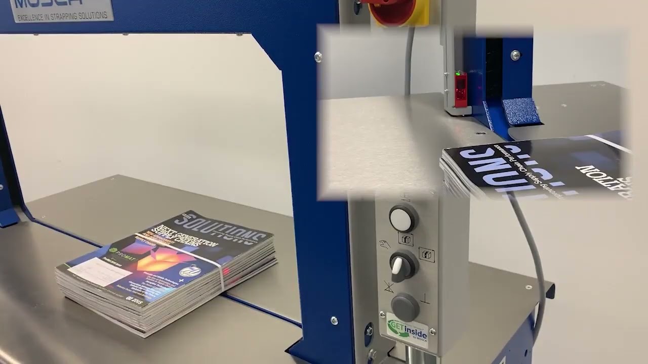 ROMP-6 SoniXs Walk Up Strapping Machine | EAM-Mosca