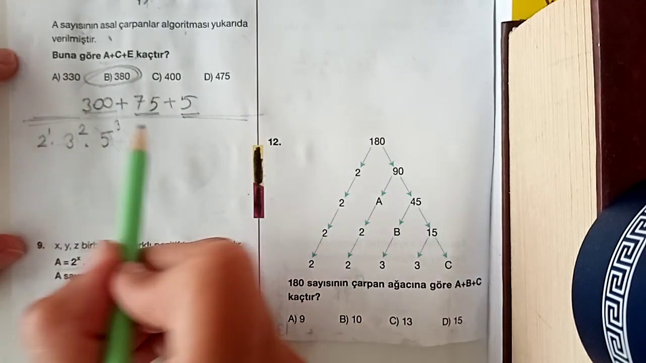 8.sınıf Çarpanlar ve Katlar Soru Çözümü - YouTube