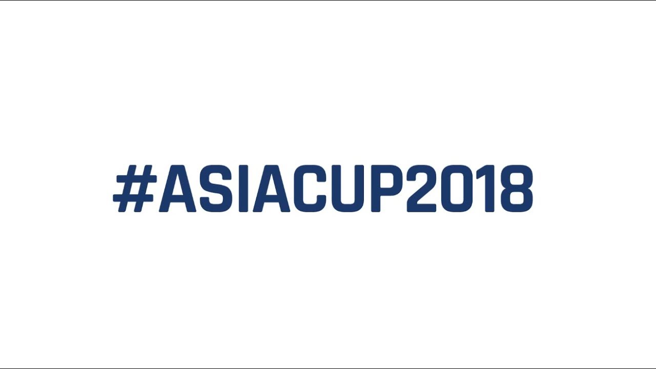 #AsiaCup2018 is here!
