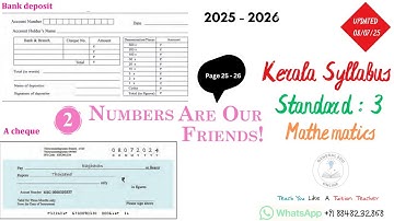 Class 3 Maths Unit 2 I Numbers Are Our Friends  (Page 25 - 26) @GeneralEduOnline