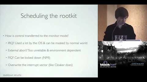 [BlackHat EU 2013] Next Generation Mobile Rootkits