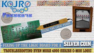 The logic probe conquers the SilverCoin knipsekasse. We dig even deeper into using the logic probe.