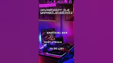 JavaScript ile ne mi yapılır?  #keşfet #1million #yazılım  #python