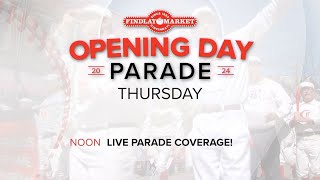Cincinnati Reds 2024 Opening Day Parade - LIVE