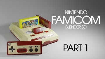 Blender 3D Tutorial: Nintendo Famicom Part 1